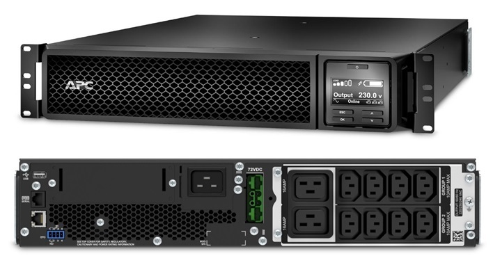 UPS APC/SRT2200RMXLI/Smart/On-Line/Rack/IEC/2 200 VА/1 980 W