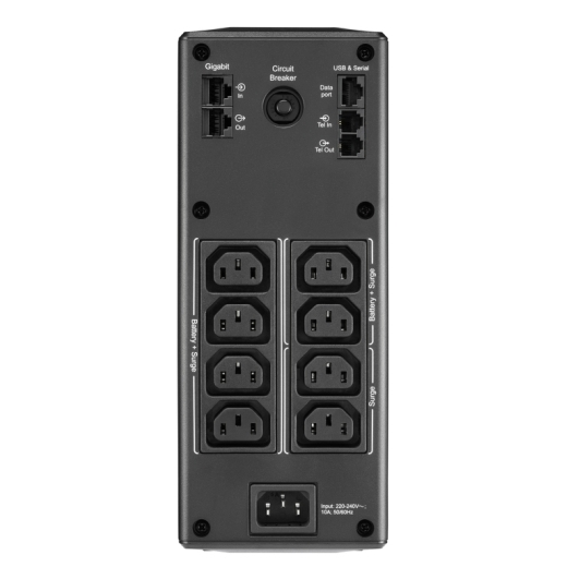 ИБП BR1600MI Back UPS Pro BR 1600 ВА, 8 розеток, автоматическая регулировка напряжения, ЖК-интерфейс