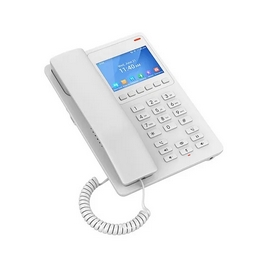 IP телефон, Grandstream, GHP630, 2 учетные записи SIP, 2 линии, 1 порт Ethernet 10/100 PoE, цветной ЖК-дисплей 480x320 (3,5"), без блока питания, Компактный гостиничный