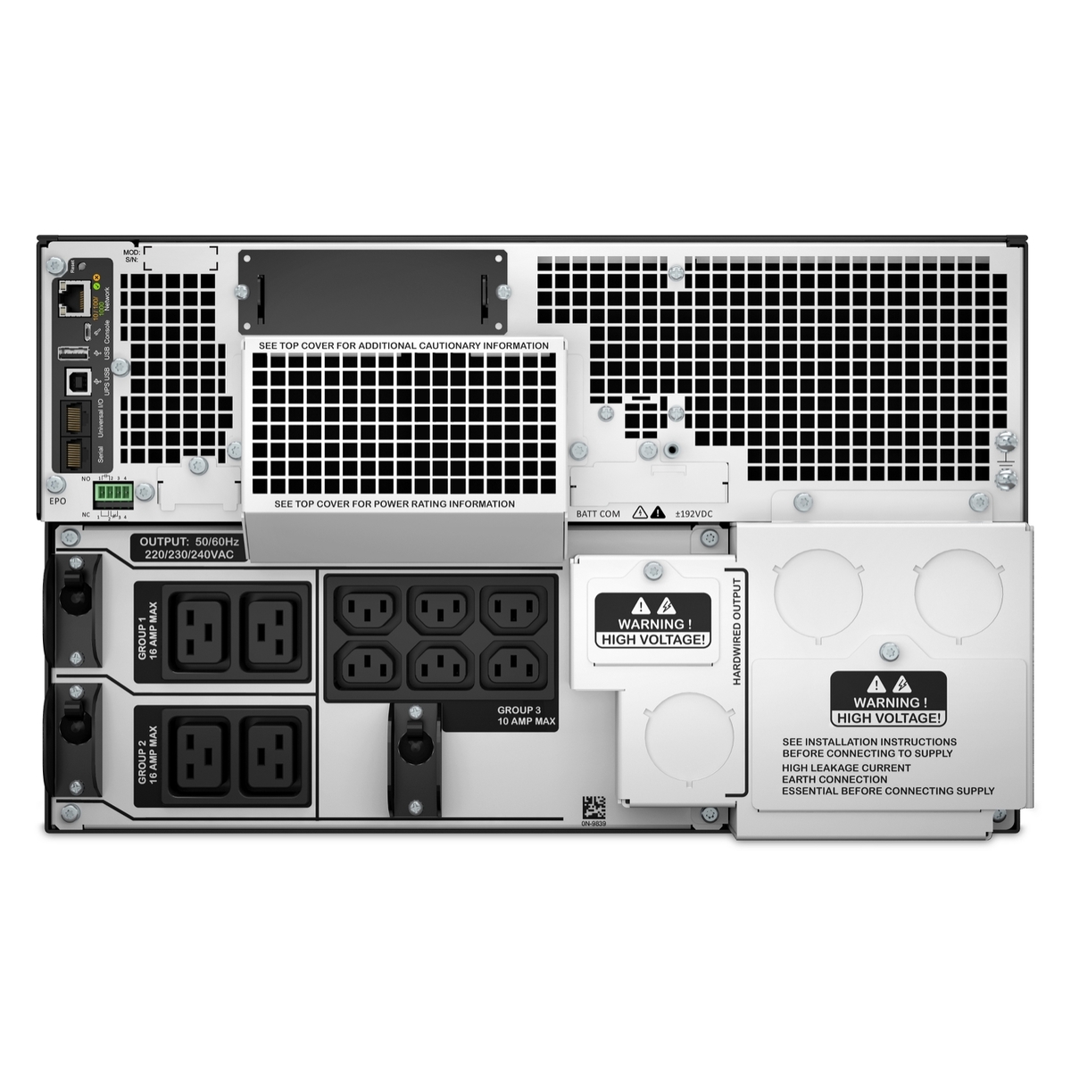 UPS APC/SRT10KRMXLI/Smart/On-Line/Rack/IEC/10 000 VА/10 000 W