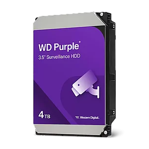 WD Purple 4TB CMR, 3.5'', 128MB, SATA 6Gbps