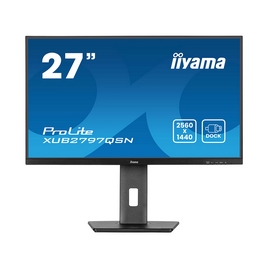 Монитор, iiyama, ProLite, XUB2797QSN-B2, 27", 1920x1080, IPS, 100 Гц, HDMI, Mini jack, DP, USB (3.2 x4), USB-C, 1300:1, 300 кд/м?, 1мс, Регулировка наклона, 178/178, 16.7М, 16:9, Черный