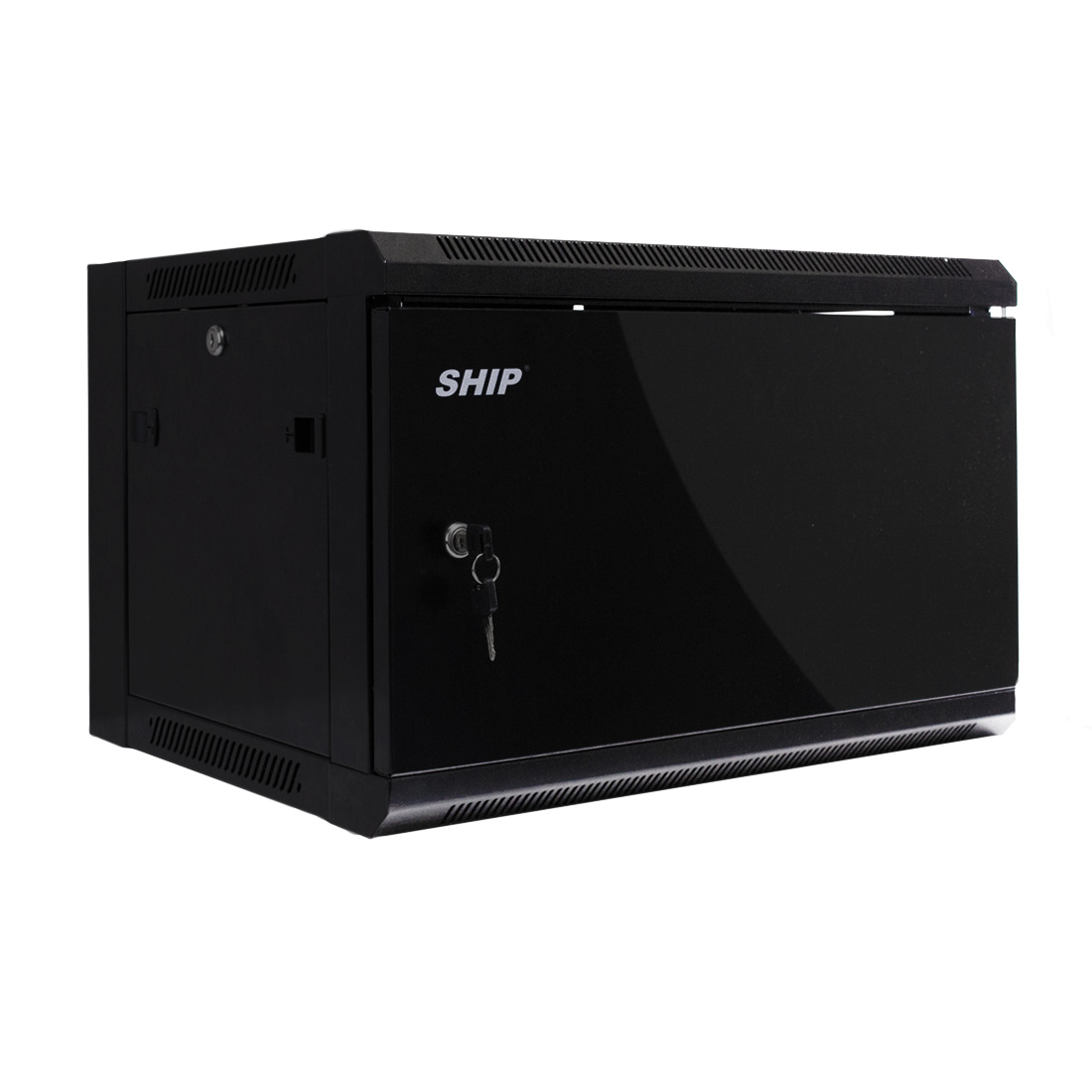 Шкаф коммуникационный настенный, SHIP, VP5409.100, VP серия, 19'' 9U, 570*450*500 мм, Ш*Г*В, IP20, Чёрный