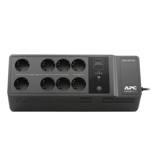 ИБП APC BE650G2-GR Back-UPS, 650 ВА/400 Вт, напольный/настенный монтаж