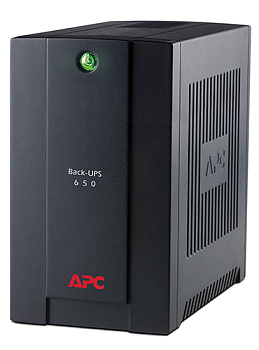 ИБП APC BC650-RS Back-UPS BC650-RS 650 ВА(VA)/390 Вт(W)