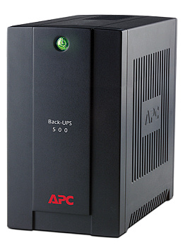 ИБП APC BC500-RS Back-UPS BC500-RS 500 ВА(VA)/300 Вт(W)